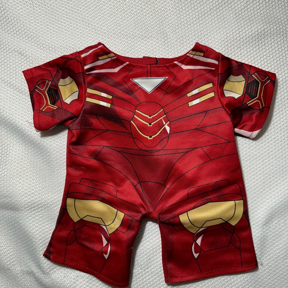 Build a Bear Marvel Avengers Iron Man Outfit Jumpsuit Clothes Costume NO MASK